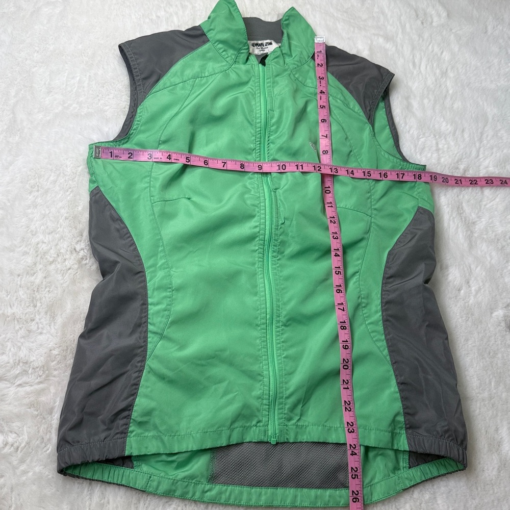 Pearl Izumi Whisper Cycling Vest Women L Zip Up Mesh Back Wind‎ Water Resistant - Picture 5 of 17